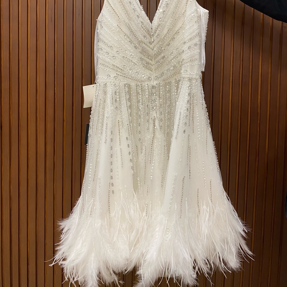 Brand New Beaded dress. Size 10, runs small. - Picture 2 of 4